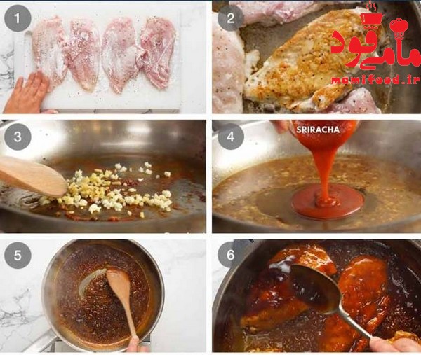 طرز تهیه مرغ چیلی آسیایی
